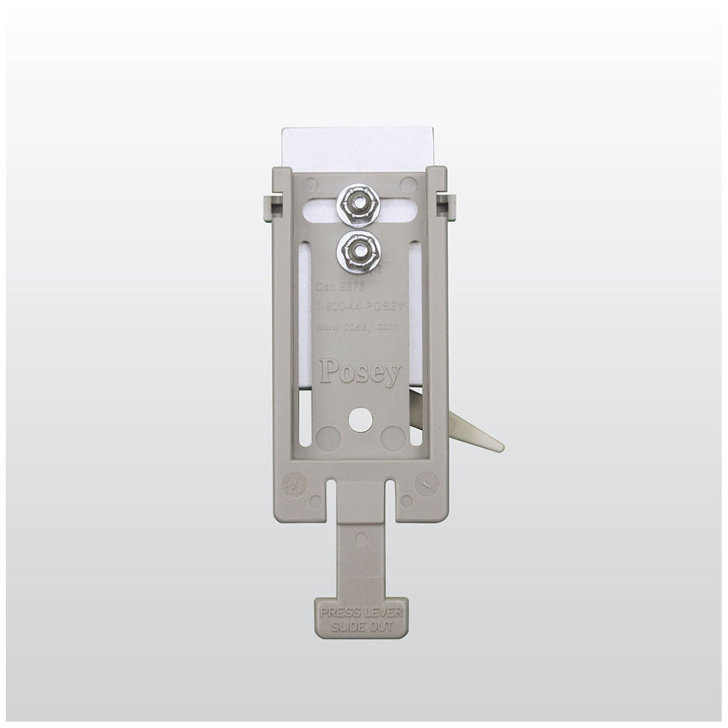 8208HR - TIDI Posey® - Alarm Mounting Bracket, Standard Wall Bracket, Hill-Rom Horizontal Track System