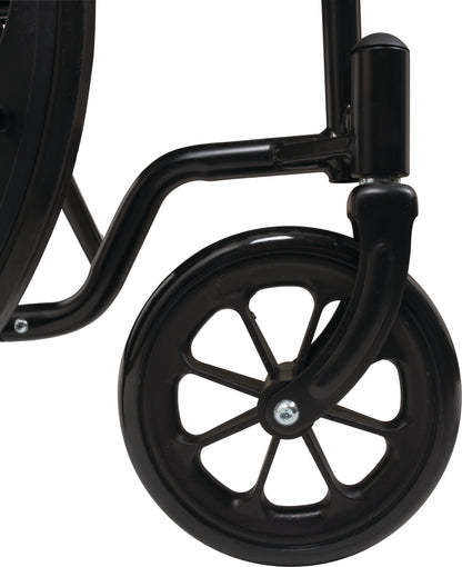 WC11616DS - Compass Health Wheelchair - Standard K1, 16" x 16", Desk Arm, Swing Away Foot Rest