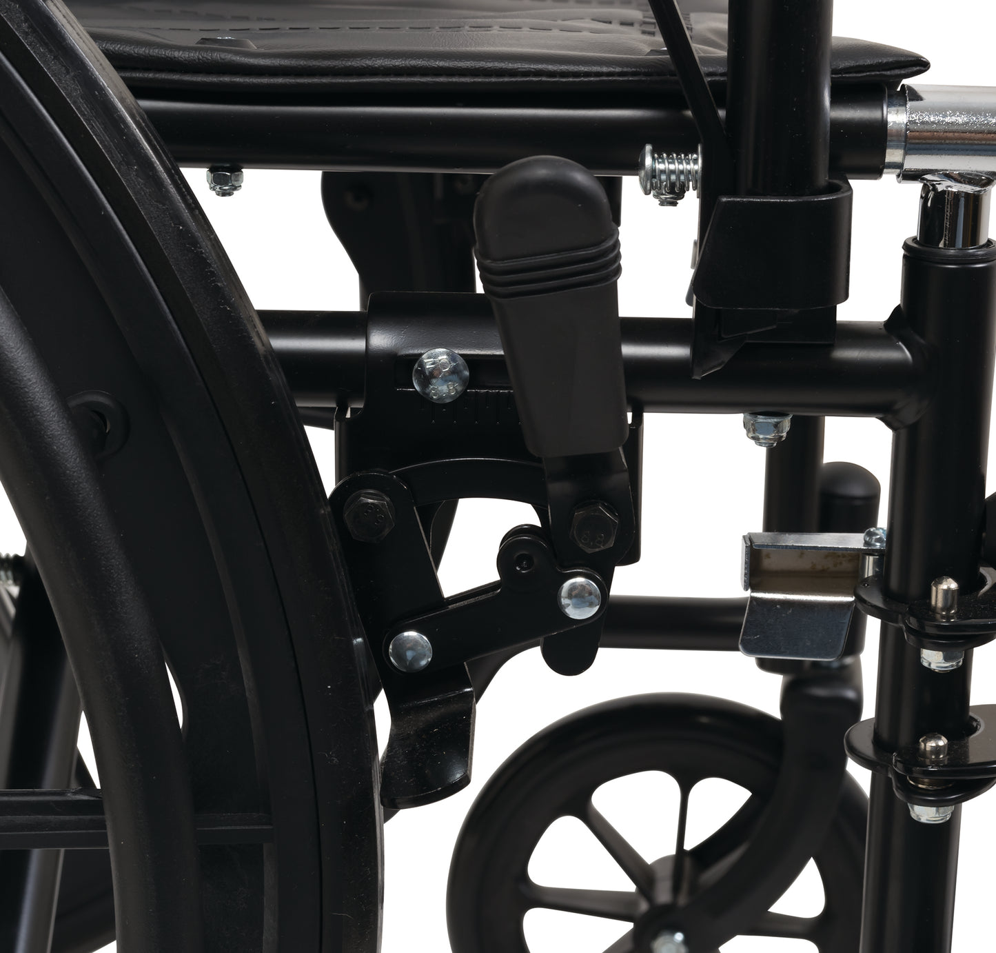 WC11616DS - Compass Health Wheelchair - Standard K1, 16" x 16", Desk Arm, Swing Away Foot Rest