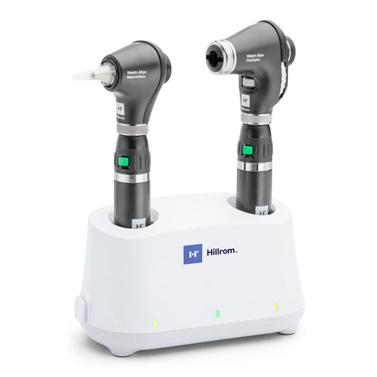 71-PM2LDX-US - Welch Allyn® 3.5V Diagnostic Set with PanOptic™ Ophthalmoscope, MacroView™ Basic Otoscope, and Universal Desk Charger
