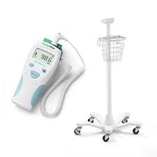 01690-700 - Welch Allyn SureTemp® Plus Electronic Thermometer - Model 690, Wall Mount, 9 ft Oral Probe, Oral Probe Well, Rolling Stand, Spare Probe, Well Holder