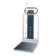 5702-XX-B - Hill-Rom® Welch Allyn Scale-Tronix® Portable Scales - 5702 Mobile Bariatric Stand-On Scale, Lb/Kg, Data Port, Power Adapter with Hospital-Grade Plug