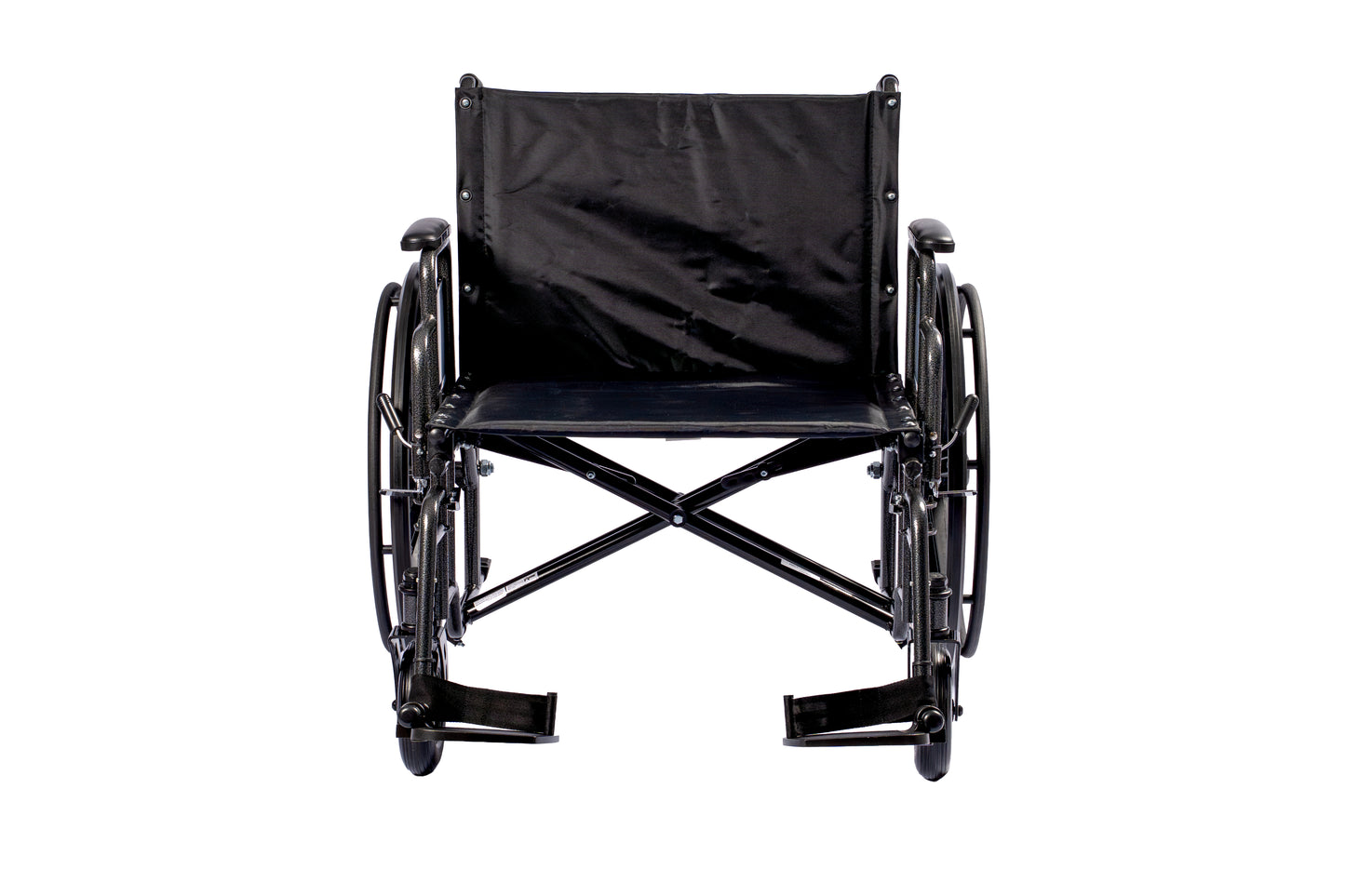 WC72620DS - Compass Health Wheelchair - K7, Chrome, Dual Axle, Hemi 26" x 20", Detachable Desk Arm, Swing Away Foot Rest