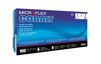 162886 - Ansell MICROFLEX® Cobalt® N19 - X-Small (5.5-6.0), 100/bx, 10 bx/cs
