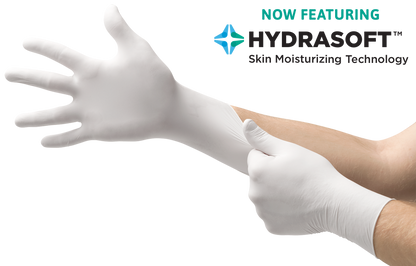163220 - Ansell MICROFLEX® Soft White Nitrile TQ-601 - X-Small (5.5-6.0), 100/bx, 10 bx/cs