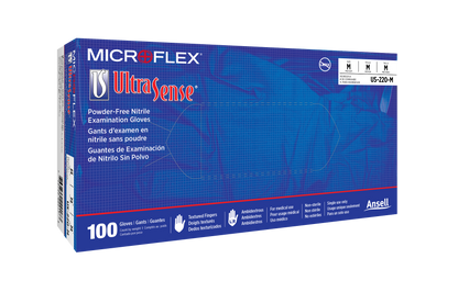 163251 - Ansell MICROFLEX® UltraSense® US-220 - X-Small (5.5-6.0), 100/bx, 10 bx/cs