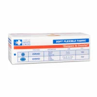 OVKXD - Dukal® American White Cross® Sterile Soft Flexible Fabric Spot Adhesive Bandages, 7/8", 100/bx, 12 bx/cs