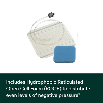 SKTF10X10/10 - Solventum 3M™ Snap™ Therapy System - Advanced Dressing Kit, Foam, 10 cm x 10 cm, 10/cs