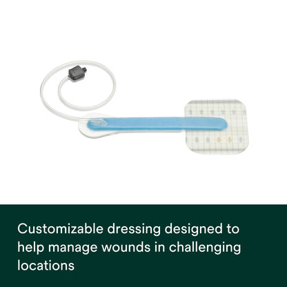 BKTF14X11S/10 - Solventum 3M™ Snap™ Therapy System - Bridge Dressing Kit, Foam, SecurRing™ Hydrocolloid, 14 cm x 11 cm, 10/cs